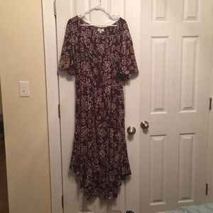 Umgee maroon floral dress